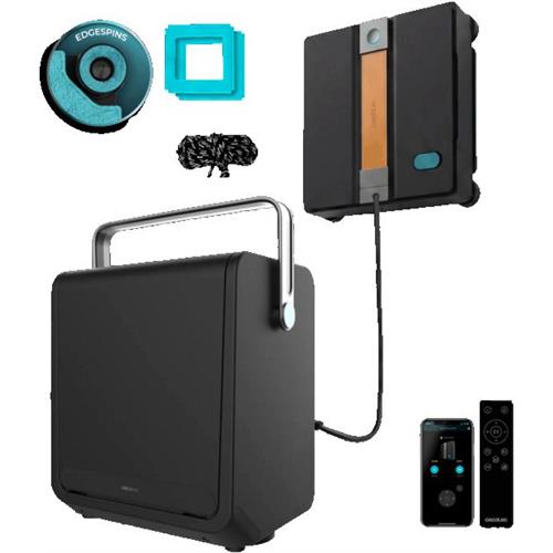 MÁQUINA DE LIMPEZA DE VIDROS CECOTEC CONGAWINDROID W100STATION ( Preto - Limpeza personalizada. 5 modos: Z, Profundo, Bordes... )