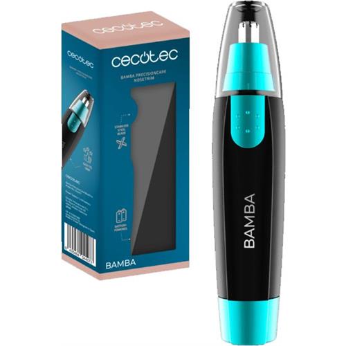 APARADOR NASAL CECOTEC BAMBAPRECISIONCARENOSETRIM ( Pilhas - Preto - Lâmina de aço inoxidável - Segurança e pr... )