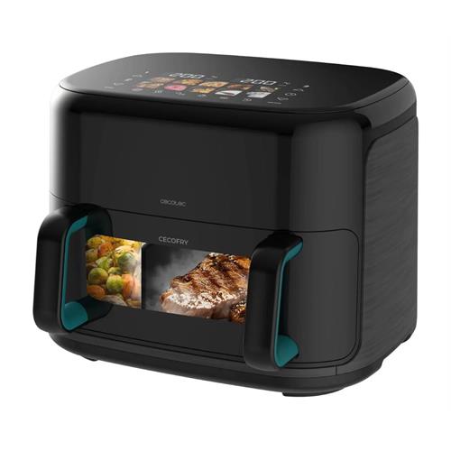 FRITADEIRA SEM ÓLEO CECOTEC CECOFRY & GRILL SMOKIN PRIME11000( 2800 W - 11 Litros - Preto )( 2800 W - 11 Litros - Preto )