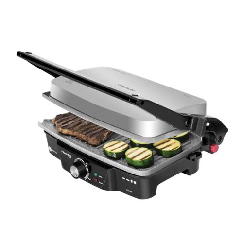 GRELHADOR CECOTEC ROCK NGRILL1500( 1500 W - Placas - 28,7 x 17 cm )