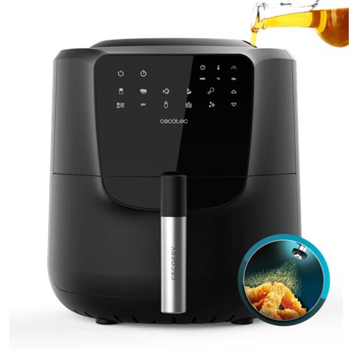 FRITADEIRA SEM ÓLEO CECOTEC CECOFRYRAIN( 2000 W - 5,5 Litros - Preto )( 2000 W - 5,5 Litros - Preto )