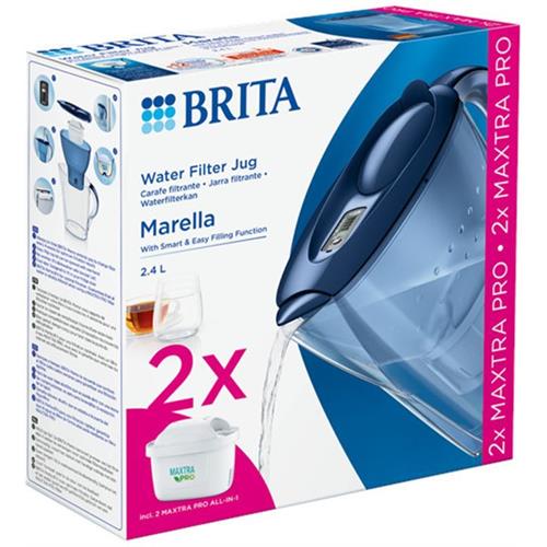 JARRO PURIFICADOR ÁGUA BRITA 1051131 ( 2,4 Litros - Azul - Com tampa do bico que protege a tua águ... )