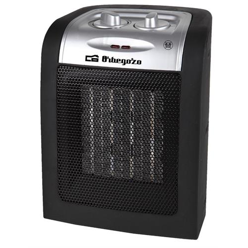 AQUECEDOR CERÂMICO ORBEGOZO CR5017( 1500 W - 2 T - Preto )
