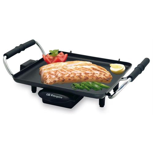 GRELHADOR ORBEGOZO TB2206B( 1500 W - 27,5 x 27,5 cm - Preto )