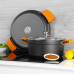 CAÇAROLA ORBEGOZO CDH3020( 20 cm - 4,5 Litros - Preto )( 20 cm - 4,5 Litros - Preto )