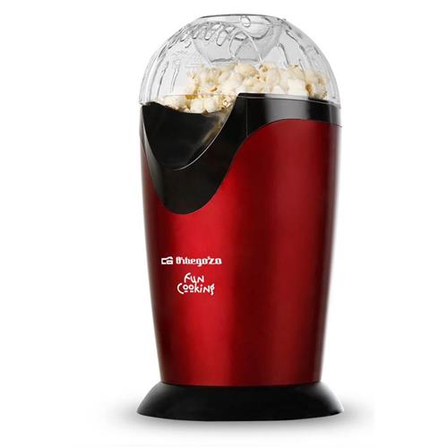 MÁQUINA PIPOCAS ORBEGOZO PA4300 ( 1000 W - Vermelho - Pipocas prontas em 3 minutos - Não prec... )