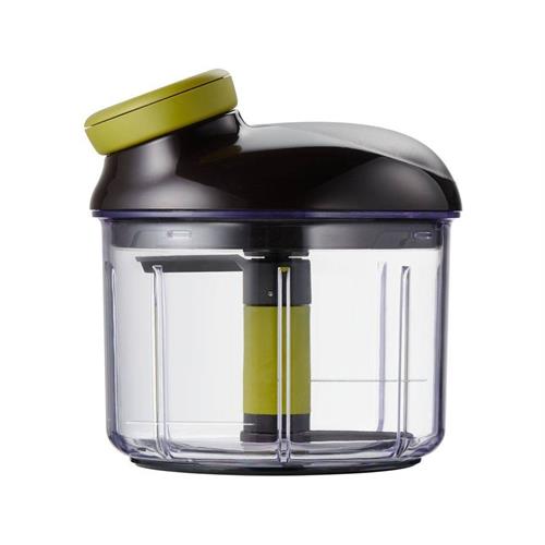 PICADORA TEFAL MANUAL 900ML-K1321224 ( 0,9 Litros - Transparente _ Preto - Lâminas em aço inoxidáv... )