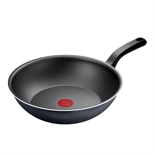 FRIGIDEIRA TEFAL H0561942( 28 cm - Interior antiaderente Titanium - Exterior antiaderente - Preto )