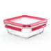 CAIXA HERMÉTICA TEFAL N1041410 ( 0,8 Litros - Vidro _ Vermelho - Vidro Borossilicato ... )