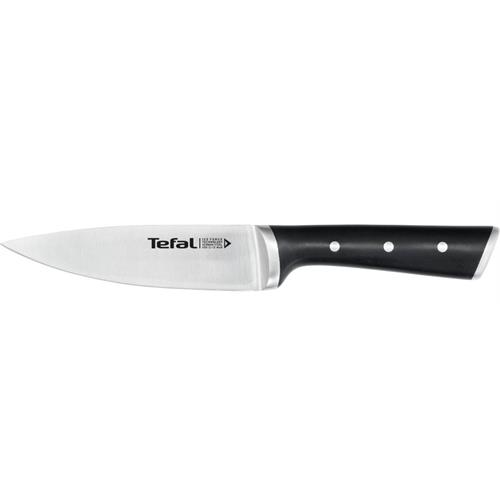 FACA TEFAL K23203PT ( Aço inoxidável _ Preto - Tecnologia Ice Force - Lâmina aço ... )