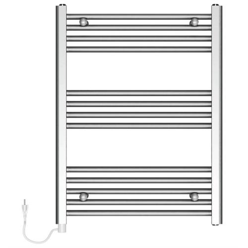 AQUECEDOR TOALHEIRO HAEGER FAMILY WARM CHROME ( 300 W - Branco - Botão ligar _ desligar - 13 barras de aque... ) ( 300 W - Branco - Botão ligar _ desligar - 13 barras de aque... )