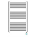 AQUECEDOR TOALHEIRO HAEGER LUX WARM CHROME ( 400 W - Branco _ Silver - Controle de temperatura digital c... )
