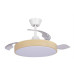 VENTOINHA HAEGER BRIGHT WOOD( 66 W - 106,5 cm - 6 )