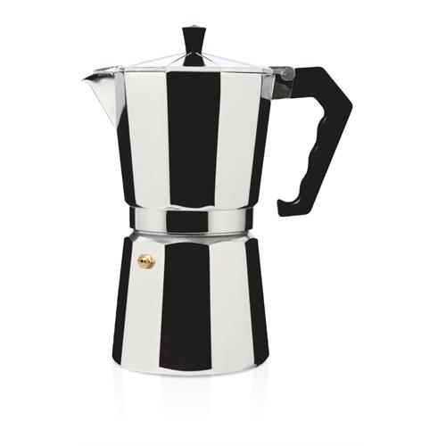 CAFETEIRA HAEGER MOKAPOT9 ( 9 Chávenas - Alumínio - Pega em baquelite - Junta em silico... )