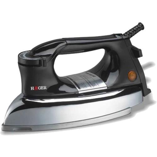FERRO A SECO HAEGER TAILOR1.2( 1200 W - Alumínio polido - Preto )