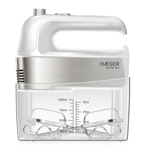 BATEDEIRA HAEGER HANDY MIX( 300 W - 5 + Turbo - Branco _ Silver )