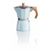 CAFETEIRA HAEGER MOKAPOT6 AZUL ( 6 Chávenas - Azul - Pega em baquelite - Junta em silicone -... )