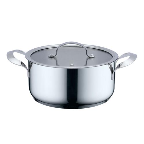 PAN HAEGER IND.18CM.INOX.-PA-18H.001A( 18 cm - 2 Litros - Inox )