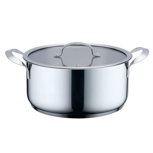 PAN HAEGER IND.24CM.INOX.-PA-24H.003A( 24 cm - 5 Litros - Inox )