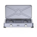 FOGÃO PORTÁTIL HAEGER DOUBLECOOK ( 2 G - Silver - Queimadores de alumínio resistente à corros... )