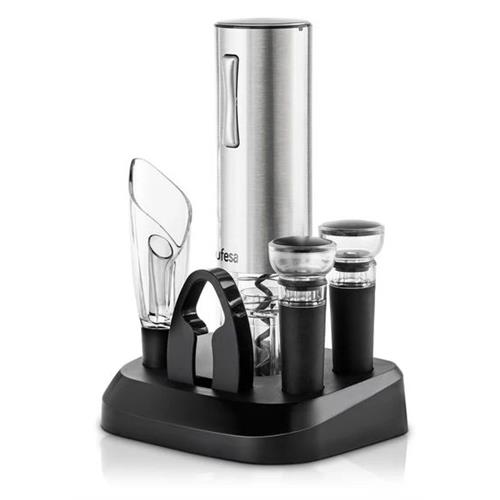 SACA-ROLHAS UFESA EASY PACK ( Silver - Recarregável - Indicador LED - Base recarregável ... )