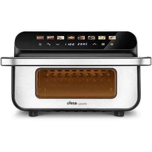 FRITADEIRA SEM ÓLEO UFESA JACANA( 2000 W - 10 Litros - Preto _ Silver )