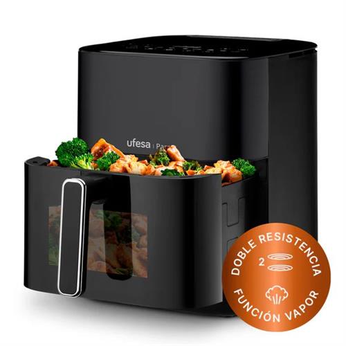 FRITADEIRA SEM ÓLEO UFESA PARROT( 1800 W - 6 Litros - Preto )