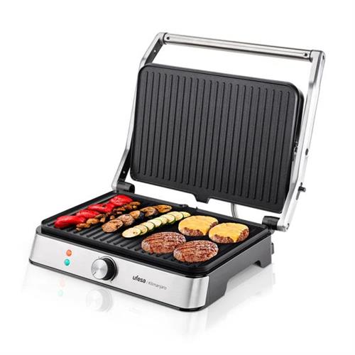 GRELHADOR UFESA KILIMANJARO( 2200 W - Placas - Silver )