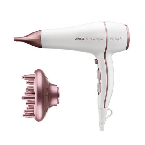 SECADOR DE CABELO UFESA AIRGLOW( 2200 W - 2 - 3 T )