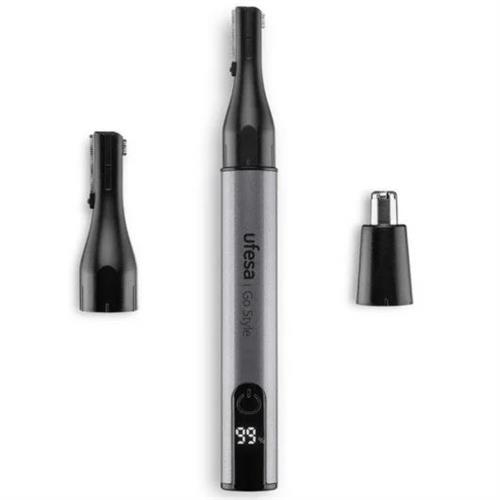 APARADOR NASAL UFESA GOSTYLE ( Pilha - Silver - 5 V - Lâminas de inox - Corte higiénico s... )