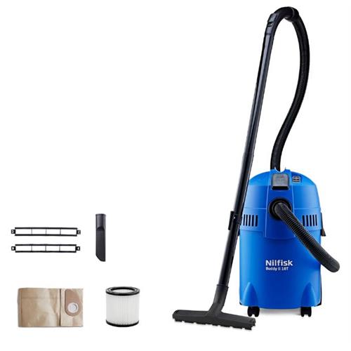 ASPIRADOR COM SACO NILFISK BUDDYII18T( 1200 W - 20 Kpa - 18 L )
