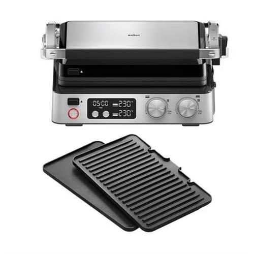 GRELHADOR BRAUN 2000W 5 FUNÇÕES DIGITAL CG7040( 2000 W - Placas - 29 x 23 cm )( 2000 W - Placas - 29 x 23 cm )