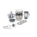 MÁQUINA COZINHA KENWOOD KHC29J0WH( 1000 W - 4,3 L - Branco _ Prateado )