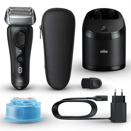 MÁQUINA DE BARBEAR BRAUN S8_8560CC( Recarregável - 60 minutos - Preto )