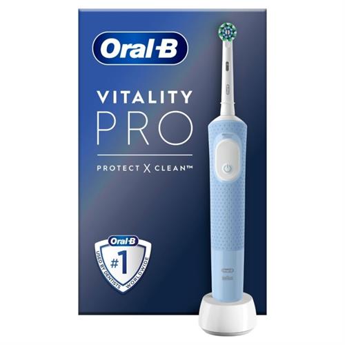 ESCOVA DE DENTES ELÉTRICA BRAUN VITALITY PRO AZUL ( Recarregável - Azul - Limpeza abrangente com tecnologia 2D... )