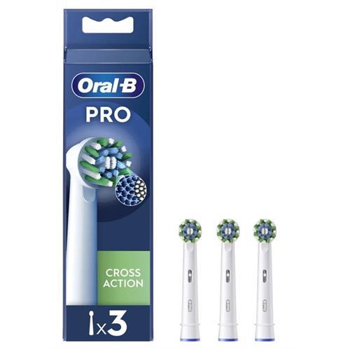 REC BRAUN P_ESCOVA DENTES (3) CROSS ACTION( 3 - Branco - Recarga para escovas de dentes )