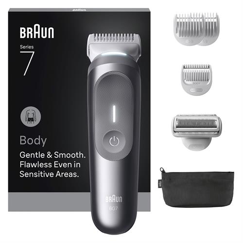 APARADOR CORPORAL BRAUN BG7550( 100 minutos - Recarregável - Cinza )