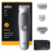 APARADOR CORPORAL BRAUN BG5550( 100 minutos - Recarregável - Branco )