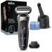 MÁQUINA DE BARBEAR BRAUN S7_72C7200CCGOLD( Recarregável - 60 minutos - Preto _ Dourado )