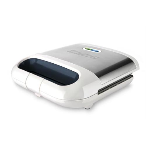 SANDUICHEIRA TAURUS MYSANDWICHLUXE ( 800 W - Branco _ Inox - Placas grill antiaderentes - 2 pilo... )