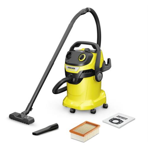 ASPIRADOR SEM SACO KARCHER WD5V-25_5_22( 1100 W - 25 L - Amarelo )