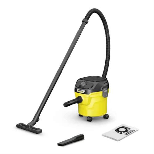 ASPIRADOR SEM SACO KARCHER KWD1WV12_2_18( 1000 W - 12 L - Amarelo )