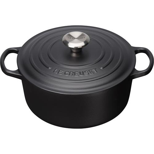 PANELA LE CREUSET FERRO FUNDIDO 20CM. NEGROMATE( 20 cm - Ferro fundido esmaltado - 2,4 Litros )