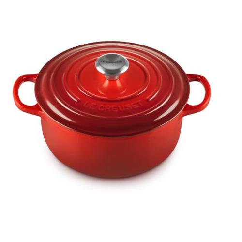PANELA LE CREUSET FERRO FUNDIDO 24CM. CEREZA( 24 cm - Ferro fundido esmaltado - 4,2 Litros )