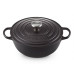 CAÇAROLA LE CREUSET FERRO FUNDIDO MARMITA 26CM NEGROMATE( 26 cm - Ferro fundido esmaltado - 4,1 Litros )