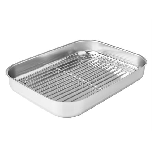 TABULEIRO SILAMPOS C_GRE.EURO-002327836 ( Aço inoxidável (acabamento polido) - Grelha - Medidas: 36 x... )