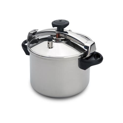 PANELA DE PRESSÃO SILAMPOS CONTROL_8( 8 Litros - 24,5 cm - Aço inoxidável (acabamento polido) )