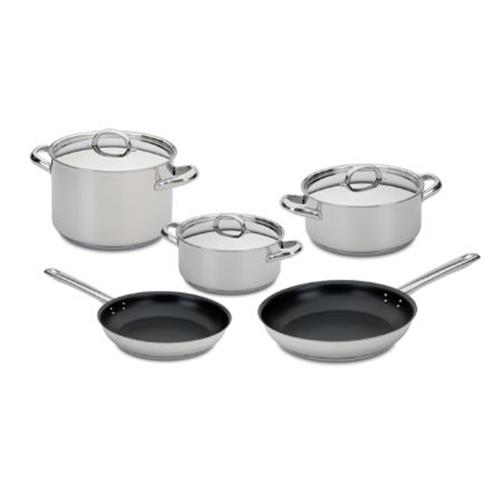 TREM DE COZINHA SILAMPOS LOWCOSTA ( Aço inoxidável (acabamento polido) - Composto por: - Caçaro... )