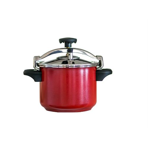 PANELA DE PRESSÃO SILAMPOS 220_6 VERMELHA( 6 Litros - 22 cm - Inox _ Vermelho )