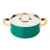 CAÇAROLA SILAMPOS 12MGO1016 ( 16 cm - Verde - Tecnologia Impact Disc Plus - Asas em doura... )